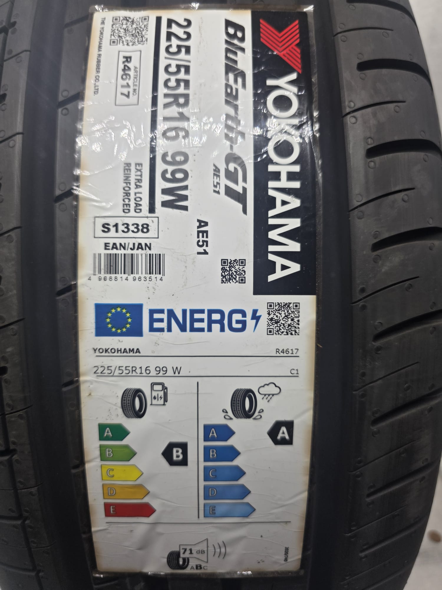 Yokohama Blueheart GT 225/55 R16